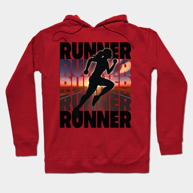 Runner Hoodie by GLStyleDesigns